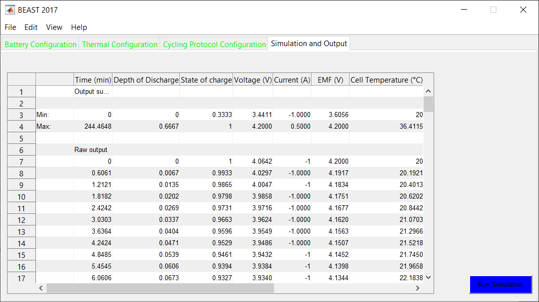 BEAST interface screenshot 4